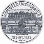 10 евро Австрия 2003 г. Замок Хоф