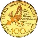 100 евро Бельгия 2004 год Расширение ЕС