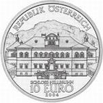 10 евро Австрия 2004 г. Замок Хельбрунн