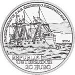 20 евро Австрия 2004 г. S.M.S. Эрцгерцог Фердинанд Максимилиан