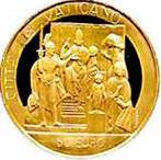 50 евро Ватикан 2004 г. Приговор Царю Соломону