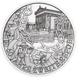 10 евро Австрия 2005 г. 60 лет Второй республике