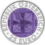 25 евро Австрия 2005 г. 50 лет Австрийскому телевидению