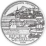 10 евро Австрия 2006 год Монастырь Ноннберг