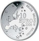 10 евро Бельгия 2006 год 400 лет со смерти Юста Липсия