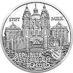 10 евро Австрия 2007 год Монастырь в Мельке