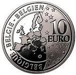 10 евро Бельгия 2007 год 50 лет Римского договора