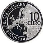 10 евро Бельгия 2007 год 4-й Международный полярный год