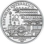 20 евро Австрия 2007 год Северная железная дорога императора Фердинанда