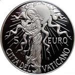 5 евро Ватикан 2007 год Международный день мира: Человек - сердце мира