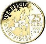 25 евро Бельгия 2008 год Олимпийские игры-2008