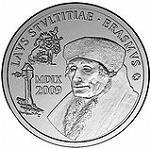 10 евро 2009 год Бельгия 500 лет сатире «Похвала глупости» Эразма Роттердамского