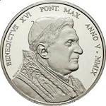 10 евро Ватикан 2009 год 80 лет городу-государству Ватикан