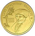 50 евро 2009 год Бельгия 500 лет сатире «Похвала глупости» Эразма Роттердамского
