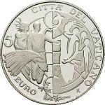 5 евро Ватикан 2009 год 42-й Международный день мира