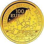 100 евро Бельгия 2010 год 50 лет со дня рождения принца Филиппа