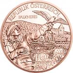 10 евро Австрия 2012 год Федеральные земли Австрии: Каринтия