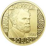 50 евро Австрия 2012 год Адели Блох-Бауэр I