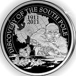 10 евро Бельгия 2011 год 100 лет со дня открытия Южного полюса