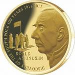 50 евро Бельгия 2011 год 100 лет со дня открытия Южного полюса