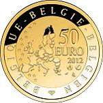 50 евро Бельгия 2012 год Поль Дельво