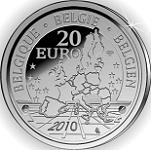 20 евро Бельгия 2010 год Фландрийский пёс