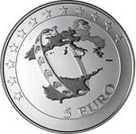 5 евро Кипр 2008 год Вступление Кипра в Еврозону