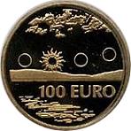 100 евро Финляндия 2002 год Полярный день