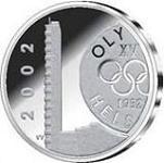 10 евро Финляндия 2002 год 50 лет Олимпийским играм в Хельсинки