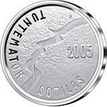 10 евро Финляндия 2005 год 50 лет кинофильму "Неизвестный солдат"