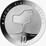10 евро Финляндия 2010 год Ээро Сааринен и финская архитектура