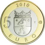 5 евро Финляндия 2010 год Сатакунта
