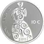 10 евро Финляндия 2011 год 125 лет со дня рождения Хеллы Вуолийоки и равенство женщин