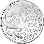 20 евро Финляндия 2011 год Защита Балтийского моря