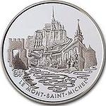 1,5 евро Франция 2002 год Мон-Сен-Мишель