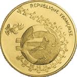 1/4 евро Франция 2002 год Детское евро