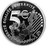 5 евро Франция 2002 год Прощай, Франк