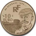 10 евро Франция 2003 год От Афин-1896 к Афинам-2004
