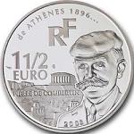 1,5 евро Франция 2003 год От Афин-1896 к Афинам-2004