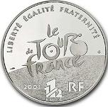 1,5 евро Франция 2003 год 100 лет Тур де Франс: Тур