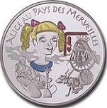 1,5 евро Франция 2003 год Сказки Европы: Алиса в стране чудес