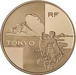 20 евро Франция 2003 год Путешествие вокруг света: Перелет Париж-Токио