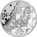 1 1/2 евро Франция 2004 год Европа-2004
