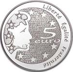 5 евро Франция 2004 год Прощай, Франк
