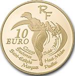 10 евро Франция 2005 год 150 лет классификации вин Бордо