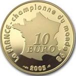 10 евро Франция 2005 год Исторический матч Франция-Бразилия 3:0