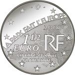 1,5 евро Франция 2005 год 60 лет мира и свободы в Европе