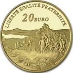 20 евро Франция 2005 год 200-летие битвы под Аустерлицем
