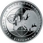 10 евро Германия 2002 год Презентация евро