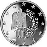 10 евро Германия 2002 год Музейный остров в Берлине